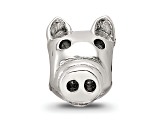 Sterling Silver Pig Bead