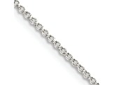 Sterling Silver Polished Rolo Chain Bracelet