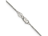 Sterling Silver Polished Rolo Chain Bracelet