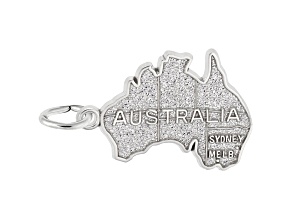 Silver Australia Charm