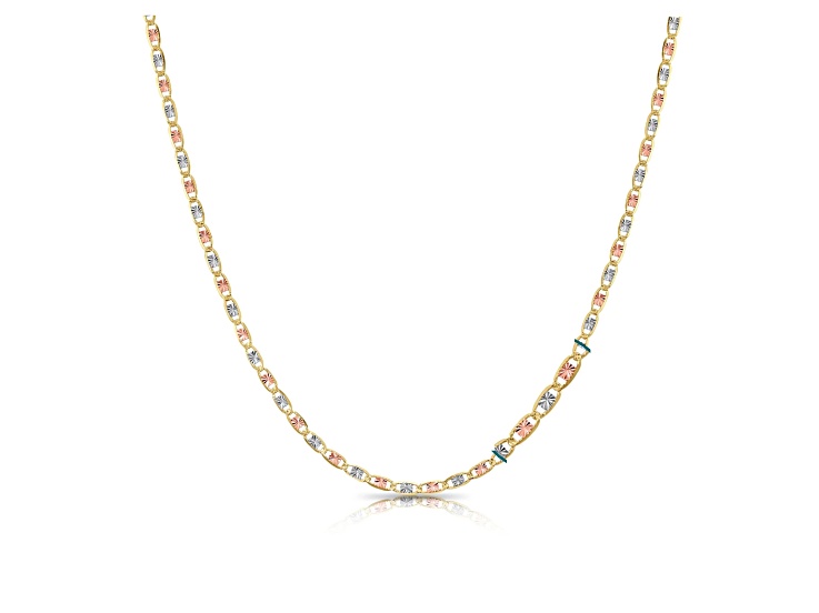☆ペンダントチェーン☆Combine Heart Y 18 Chain/GOLDEN DEW☆ Silver 925 Gold Plated Alternating DC Confetti Chain 2.1mm