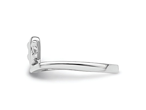 Rhodium Over Sterling Silver Dragonfly Toe Ring - 1JBXFA | JTV