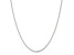 Sterling Silver 2.1mm Flat Anchor Chain Necklace