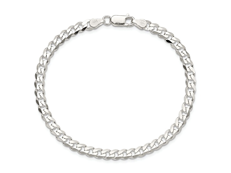 CURB CHAIN ID BRACELET IN STERLING SILVER — CHARLOTTE CAUWE STUDIO