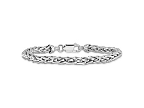 Sterling Silver 6mm Wheat Link Bracelet