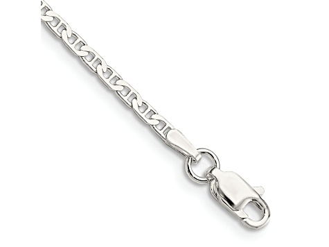 Sterling Anchor Chain Bracelet