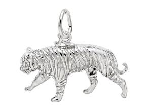 Silver Tiger Charm