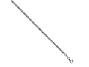 Sterling Silver Fancy Link Anklet