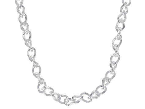 Sterling Silver 4mm Cable Chain Necklace 20 Inches