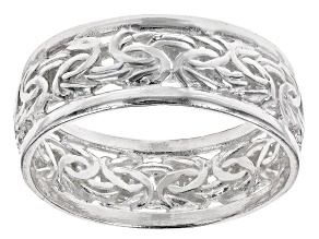 Sterling Silver Byzantine Band Ring