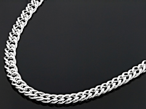 Sterling Silver 5mm Twisted Curb Link 20 Inch Chain