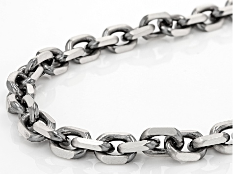 Black Silver Chain Necklace, Diamond Cut Chain, 18 Inch Oxidized Sterling  Chain, Silver Sparkle Chain 18 '', Solid Silver Necklace Chain In 