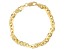 18k Yellow Gold Over Sterling Silver 7.1mm Cable Link Bracelet