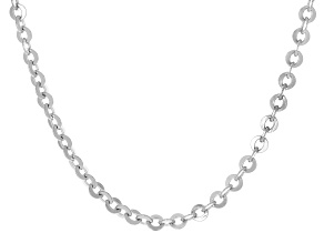 Sterling Silver 5.4mm Cable 20 Inch Chain