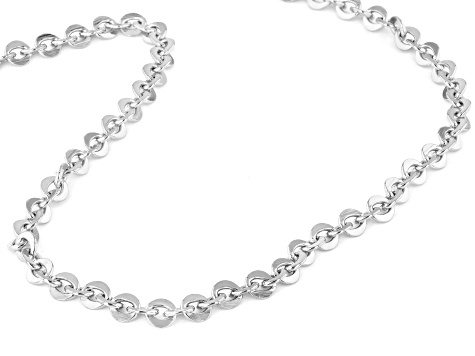Sterling Silver 5.4mm Cable 20 Inch Chain