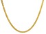 18k Yellow Gold Over Sterling Silver 4mm Double Curb 20 Inch Chain