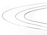 Sterling Silver Multi-Strand Snake Link 18 Inch Necklace