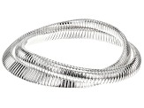 Sterling Silver Multi-Row Tubogas Bracelet