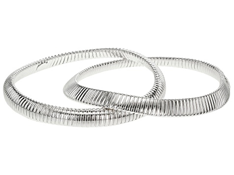 Sterling Silver Multi-Row Tubogas Bracelet