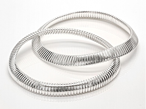 Sterling Silver Multi-Row Tubogas Bracelet