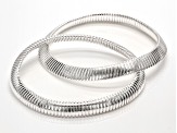 Sterling Silver Multi-Row Tubogas Bracelet