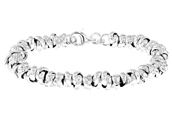 Picture of Sterling Silver Rolling Rolo Link Bracelet