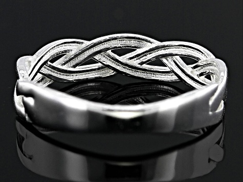 Sterling Silver Celtic Design Band Ring