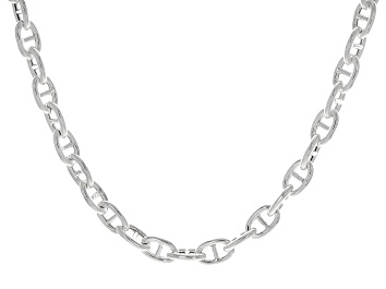Picture of Sterling Silver 7.2mm Mariner 20 Inch Chain