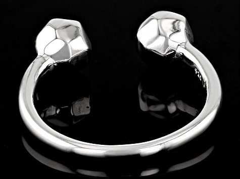 Sterling Silver Ball Cuff Ring