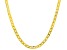 18k Yellow Gold Over Sterling Silver 3.9mm Flat Mariner 20 Inch Chain