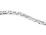 Sterling Silver 4.8mm Flat Mariner Link Bracelet