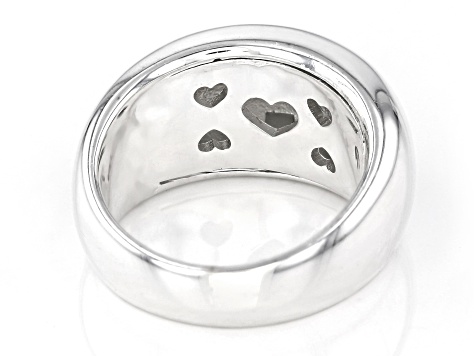 Sterling Silver Polished Graduated Dome Ring