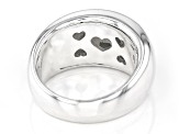 Sterling Silver Polished Graduated Dome Ring