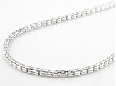 Sterling Silver Double Box Chain