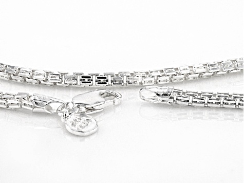 Sterling Silver Double Box Chain