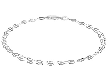 Picture of Sterling Silver Mirror Link Multi-Row Bracelet