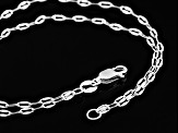 Sterling Silver Mirror Link Multi-Row Bracelet