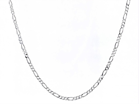 Sterling Silver 2mm Figaro 20 Inch Chain