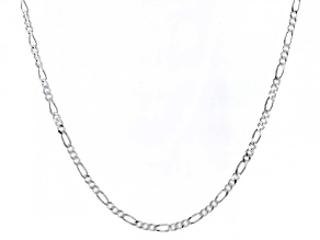 Sterling Silver 2mm Figaro 20 Inch Chain