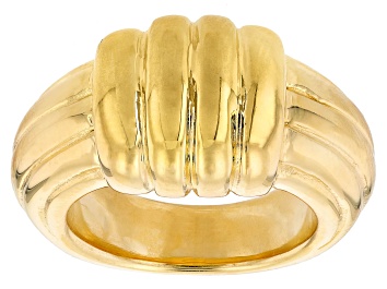 Picture of 18k Yellow Gold Over Sterling Silver Knot Band Ring