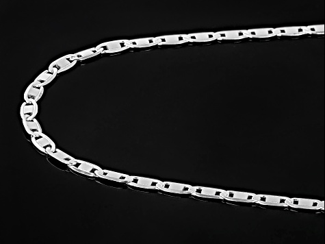 Sterling Silver 3mm Valentino 22 Inch Chain