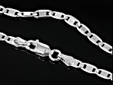Sterling Silver 3mm Valentino 22 Inch Chain