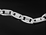 Sterling Silver 6mm Valentino Link Bracelet