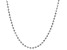 Sterling Silver 1.8mm Diamond-Cut Bead 18 Inch Chain