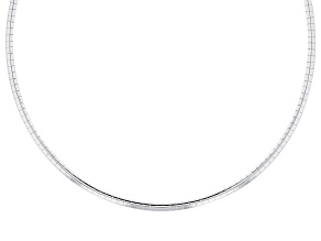 Sterling Silver 2.5mm Omega 18 Inch Chain