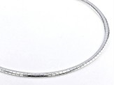 Sterling Silver 2.5mm Omega 18 Inch Chain