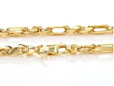 18k Yellow Gold Over Sterling Silver 4.5mm Milano Rope 20 Inch Chain