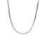 Sterling Silver 4mm Flat Curb 20 Inch Chain