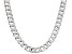 Sterling Silver 6mm Flat Curb 18 Inch Chain