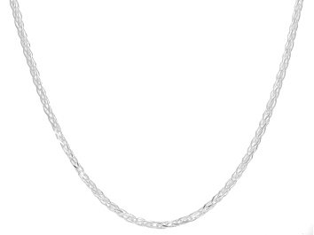 Picture of Sterling Silver 2mm Diamond-Cut Triple Wheat 20 Inch Chain